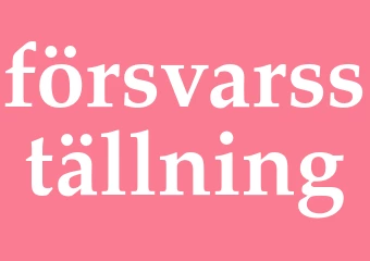 Synonym försvarsställning