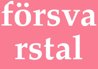 Synonym försvarstal