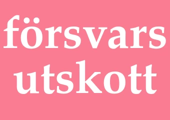 Synonym försvarsutskott