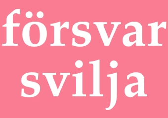 Synonym försvarsvilja