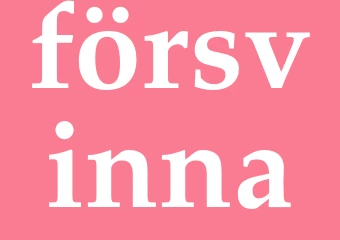 Synonym försvinna