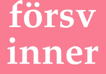 Synonym försvinner