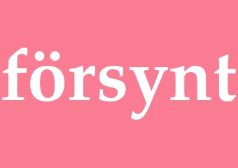 Synonym försynt