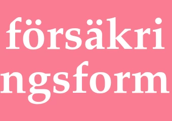 Synonym försäkringsform
