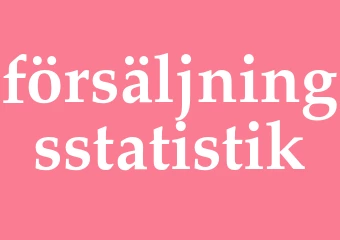Synonym försäljningsstatistik