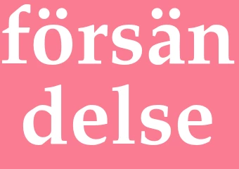 Synonym försändelse