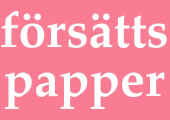 Synonym försättspapper