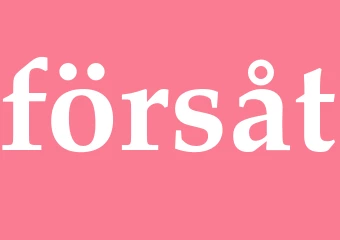 Synonym försåt