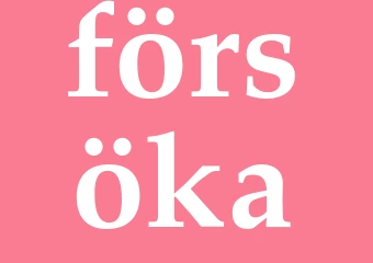 Synonym försöka