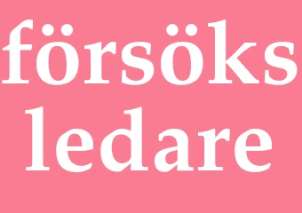 Synonym försöksledare