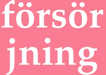 Synonym försörjning