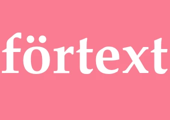 Synonym förtext