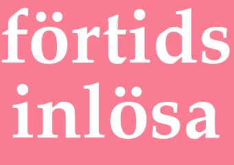 Synonym förtidsinlösa