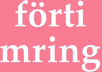 Synonym förtimring