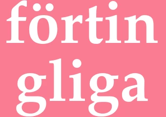 Synonym förtingliga