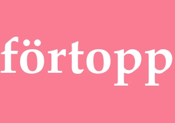 Synonym förtopp