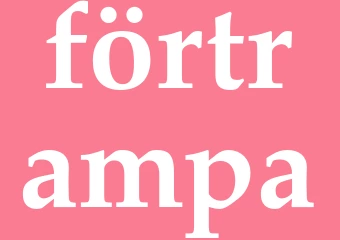 Synonym förtrampa