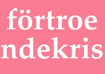 Synonym förtroendekris