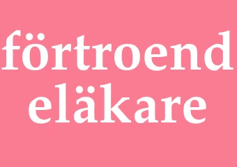 Synonym förtroendeläkare
