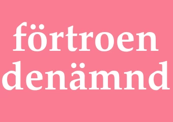 Synonym förtroendenämnd