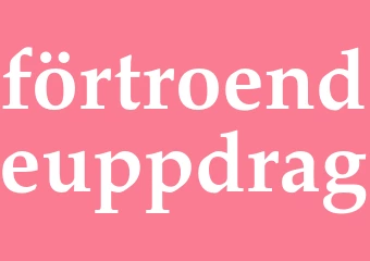 Synonym förtroendeuppdrag
