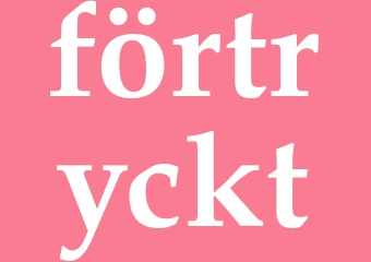 Synonym förtryckt