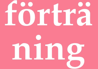 Synonym förträning