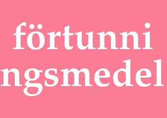 Synonym förtunningsmedel