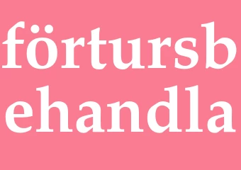 Synonym förtursbehandla
