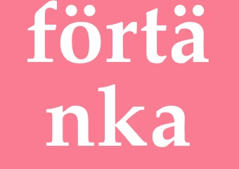 Synonym förtänka