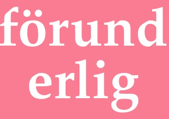 Synonym förunderlig