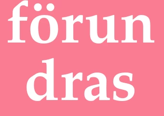 Synonym förundras