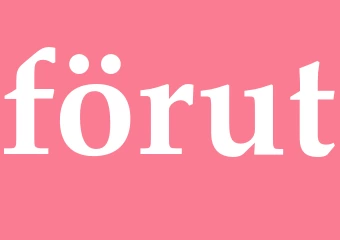 Synonym förut
