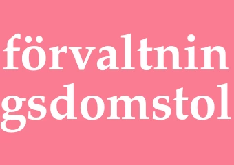 Synonym förvaltningsdomstol