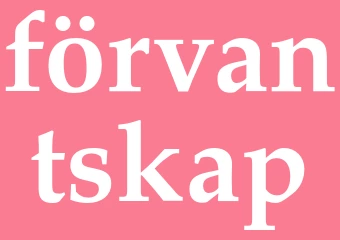 Synonym förvantskap