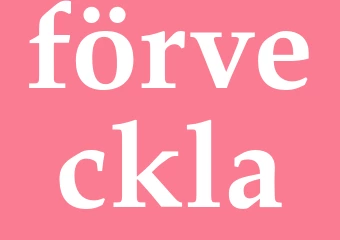 Synonym förveckla