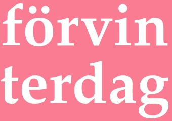 Synonym förvinterdag