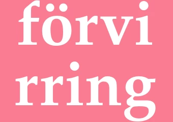 Synonym förvirring