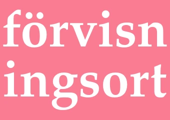 Synonym förvisningsort
