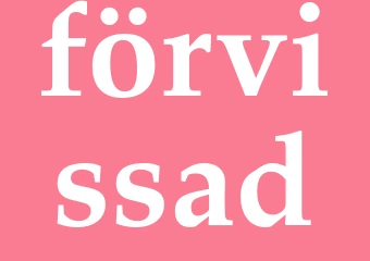 Synonym förvissad