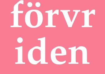 Synonym förvriden
