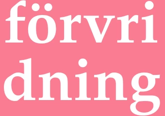 Synonym förvridning