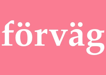 Synonym förväg