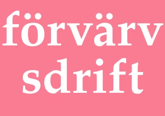 Synonym förvärvsdrift