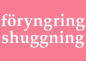 Synonym föryngringshuggning