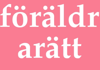 Synonym föräldrarätt