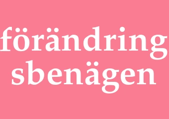 Synonym förändringsbenägen