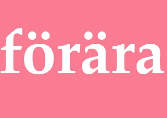 Synonym förära