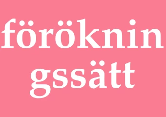Synonym förökningssätt
