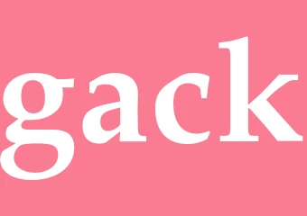 Synonym gack